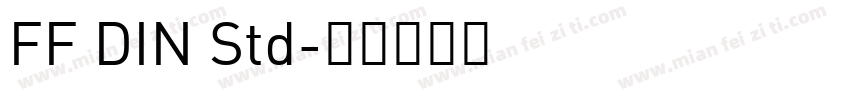 FF DIN Std字体转换